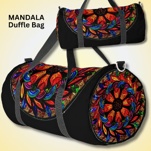 Sac De Sport Pierres rouges Mandala de couleur vive
