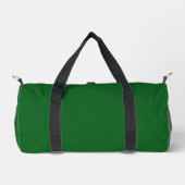 Sac De Sport Pin de forêt vert couleur solide (Recto)