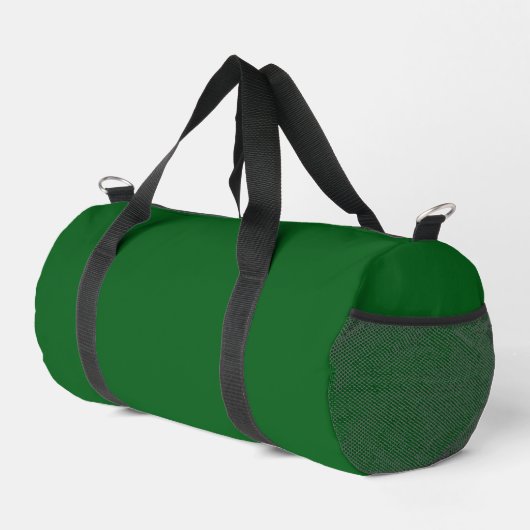 Sac De Sport Pin de forêt vert couleur solide (Coin droit)