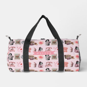 Sac De Sport Pin-Up Personnalisé Glamour Vieil Hollywood Rétro