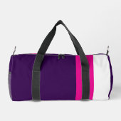 Sac De Sport Pink and White on Navy Small (Verso)