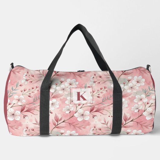 Sac De Sport Pink cherry blossom monogram (Recto)