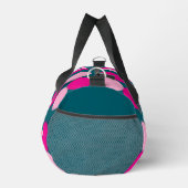 Sac De Sport Pink Circles on Green Small (Droite)