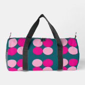 Sac De Sport Pink Circles on Green Small (Verso)