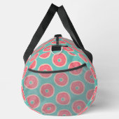 Sac De Sport Pink Doughnut with Sprinkles Pattern on Aqua Blue (Droite)