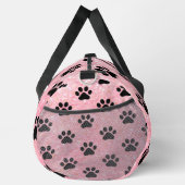 Sac De Sport Pink Glitter Paw Print Pet Bag (Droite)