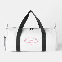 Pink PKBL Social Club Crest Monogramme Pickleball