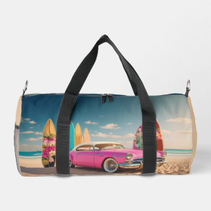 Sac De Sport Pink vintage sport voiture surf pension vacances