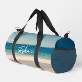 Sac De Sport Plage personnalisée Photo Ocean Blue (Coin droit)