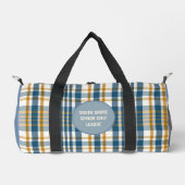 Sac De Sport Plaid de Golfeur principal "Blue Harvest" (Recto)