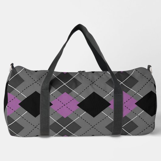 Sac De Sport Plaid diamant (Recto)