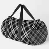 Sac De Sport Plaid noir et blanc (Coin droit)