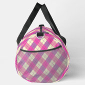Sac De Sport Plaid rose, violet et jaune (Droite)