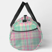Sac De Sport Plaid vert, rose, violet et blanc (Droite)