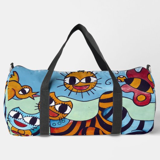 Sac De Sport Planètes abstraites (Recto)