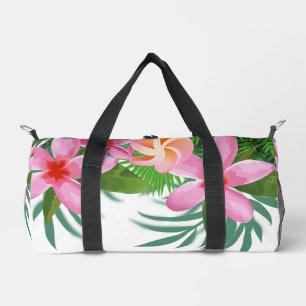 Sac De Sport Plumeria rose tropicale