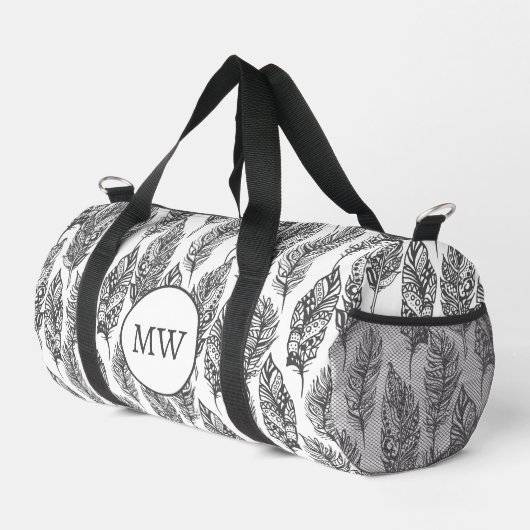 Sac De Sport Plumes douces Doodle 2 (Coin droit)
