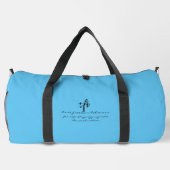 Sac De Sport Pointe Chaussures Avertissement Ciel Bleu (Verso)