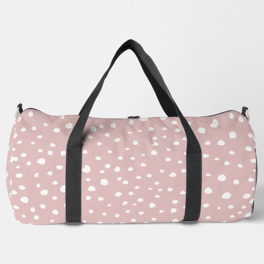 Sac De Sport Points Dalmatiens Rose, Points Dalmatiens, Impress (Recto)