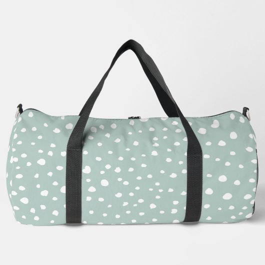 Sac De Sport Points Dalmatiens verts, Points Dalmatiens, Pots D (Recto)