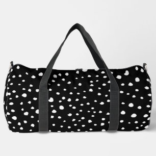 Sac De Sport Points dalmatiens, Zones dalmatiennes, Noir et Bla