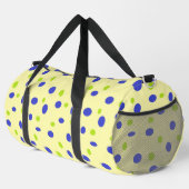 Sac De Sport Points verts et bleus sur le jaune (Coin droit)