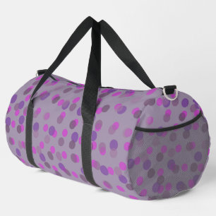 Sac De Sport points violets, améthyste et fuchsia