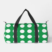 Sac De Sport Pois Blancs Verts  (Recto)