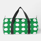 Sac De Sport Pois Blancs Verts  (Verso)