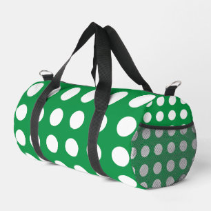 Sac De Sport Pois Blancs Verts