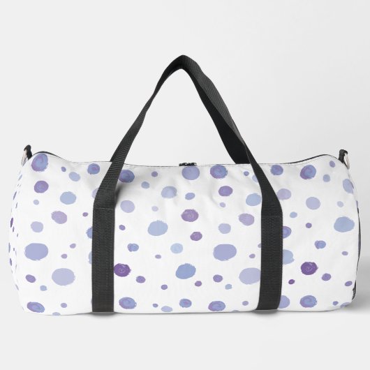 Sac De Sport pois peints à la main (Recto)