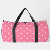 Sac De Sport Pois rose et blanc doux (Verso)