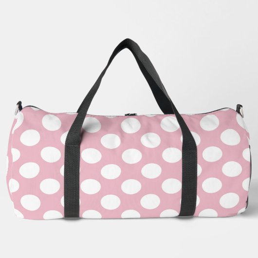 Sac De Sport Pois roses, Motif Pointe Polka, Points, Pointe (Recto)
