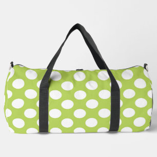 Sac De Sport Pois verts, Motif à points Polka, points, pointill
