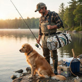 Sac De Sport Poisson Personnalisé Accompagner Pêcheur Duffle Sa