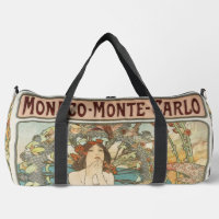 Poster Mont-Carlo vintage par Alphonse Mucha