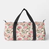 Sac De Sport Pretty Cream Pink Roses Floral (Recto)
