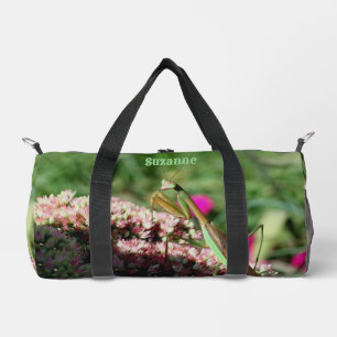 Sac De Sport Prière Mantis Sur Fleur Sedum Personnalisé