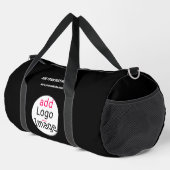 Sac De Sport Professionnel Extravagant noir personnalisé (Coin droit)
