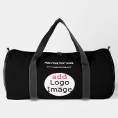 Sac De Sport Professionnel Extravagant noir personnalisé (Verso)