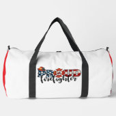 Sac De Sport Proud Firefighter American Flag Hero (Recto)