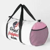 Sac De Sport Proud Firefighter Mom American Heart (Coin droit)