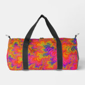 Sac De Sport Psychédélique Funky Hippie Boho Neon arc-en-ciel F (Recto)