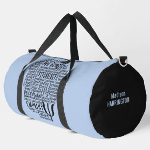 Sac De Sport PSYCHOLOGIE Word Cloud personnalisé nom et couleur