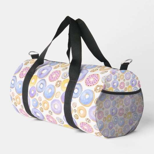 Sac De Sport Puits rose, bleu et violet (Coin droit)