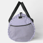 Sac De Sport Purple Checkerboard Pattern Large (Droite)