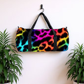 Sac De Sport Rainbow Glow Leopard Print
