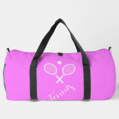 Sac De Sport Raquettes de tennis et Ball Deep Pink Custom (Verso)