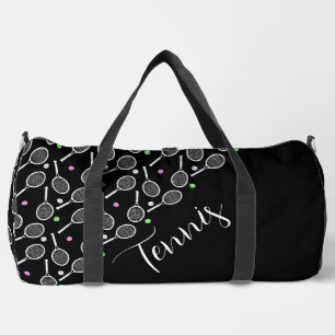 Sac De Sport Raquettes et balles de tennis Noir
