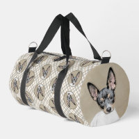 Rat Terrier Peinture Tri Couleur Original Chien Ar